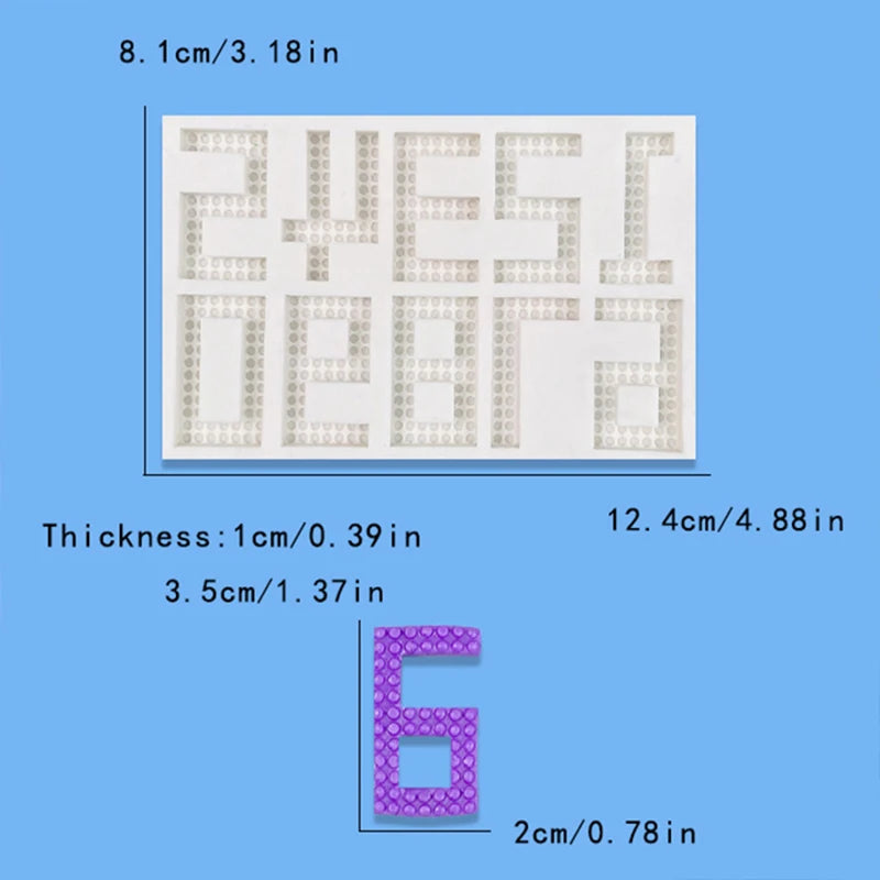 Minecraft silicone mold