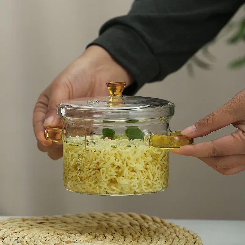 Small Glass Bowl with Lid