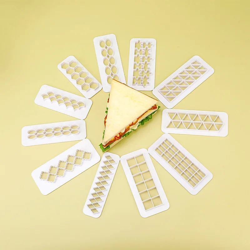 3pcs Geometric Fondant &amp; Cookie Cutter Set – Puzzle Round Cake Mold