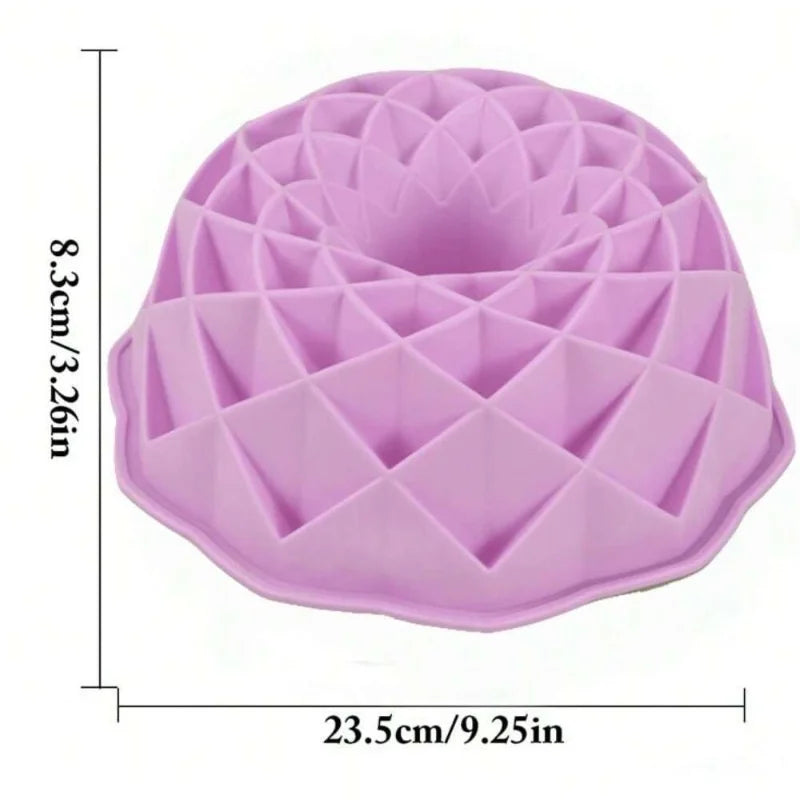 3D Honeycomb & Bird's Nest Silicone Cake Mold Set
