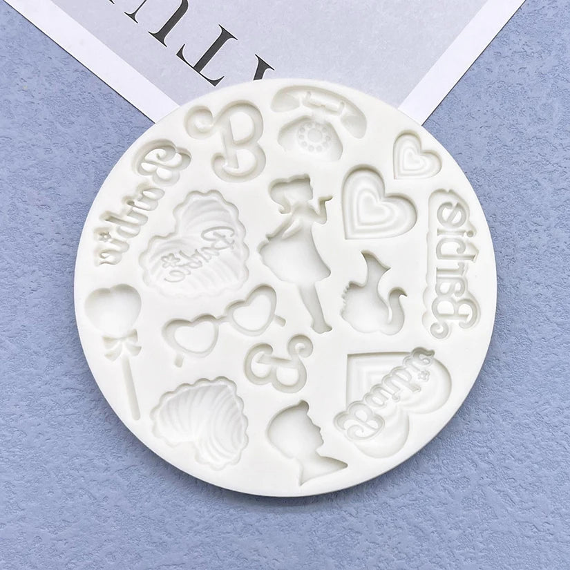 Silicone mold Barbie