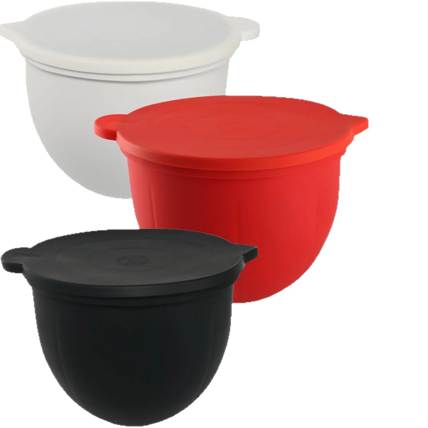 Universal Silicone Mixing Bowl with Lid