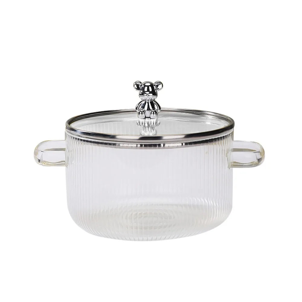 Bear Glass Saucepan