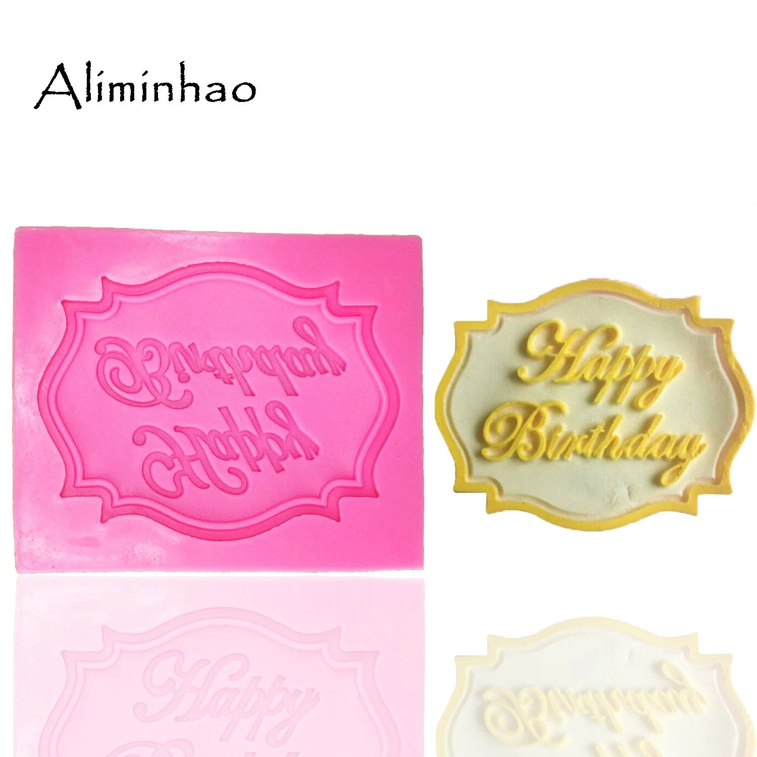"Happy Birthday" Letters Silicone Mold – Elegant Script Decorating Tool