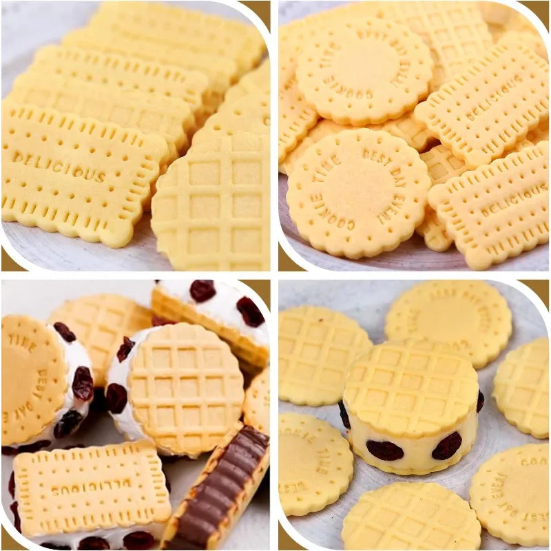 3D Waffle Cookie Cutter &amp; Stamp Set – Playful Dessert Embossing Tool
