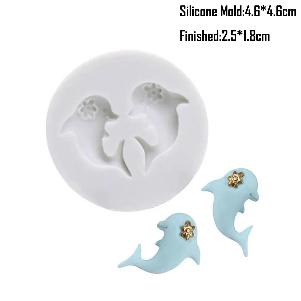 Shell, Starfish &amp; Mermaid Silicone Mold