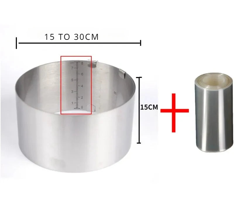 Cake ring - round and square 15 - 30 CM