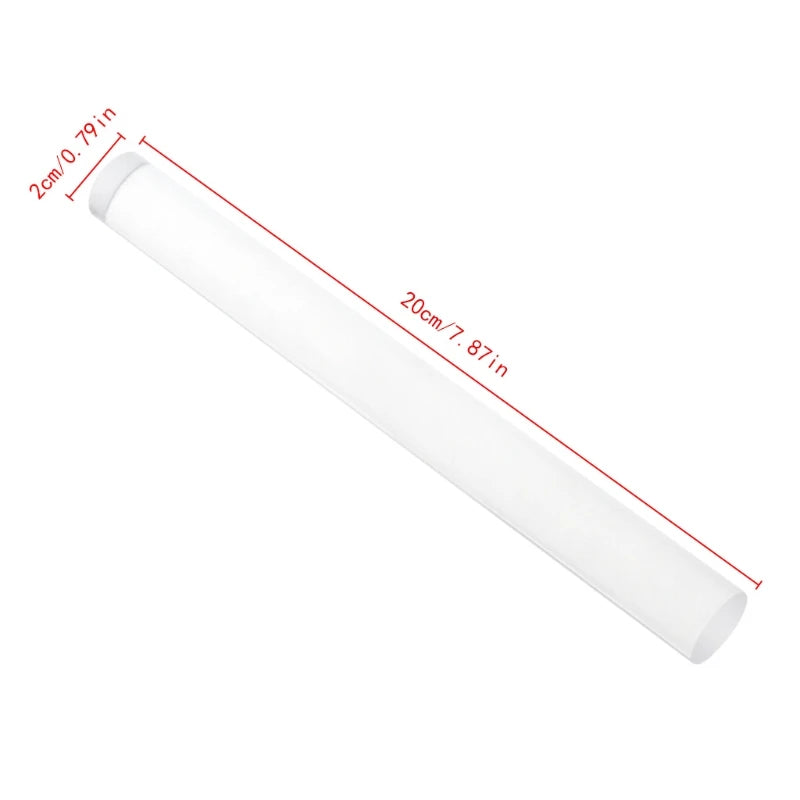 Transparent Acrylic Rolling Pin – Professional Fondant & Clay Roller