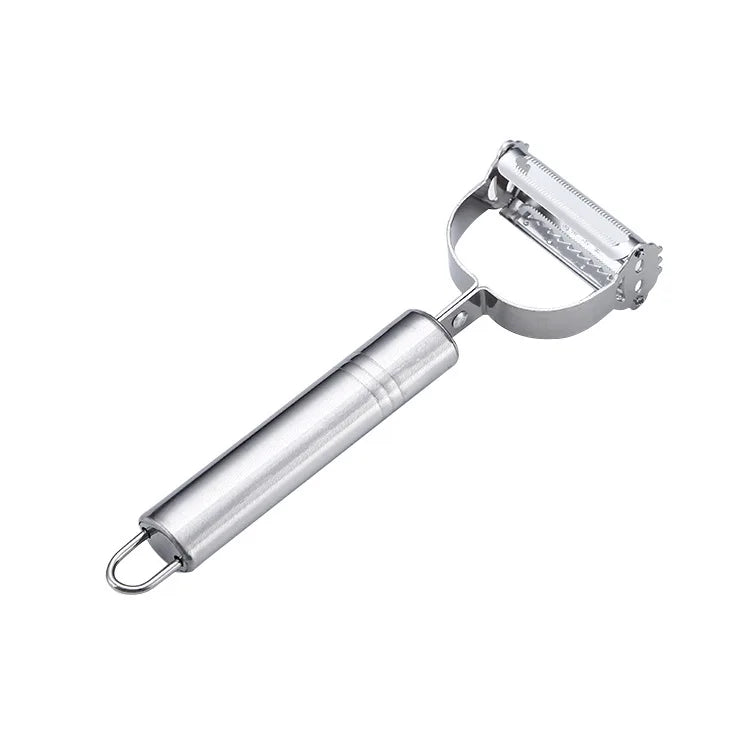 Stainless Steel Double-Head Vegetable Peeler – Multi-Function Kitchen Tool