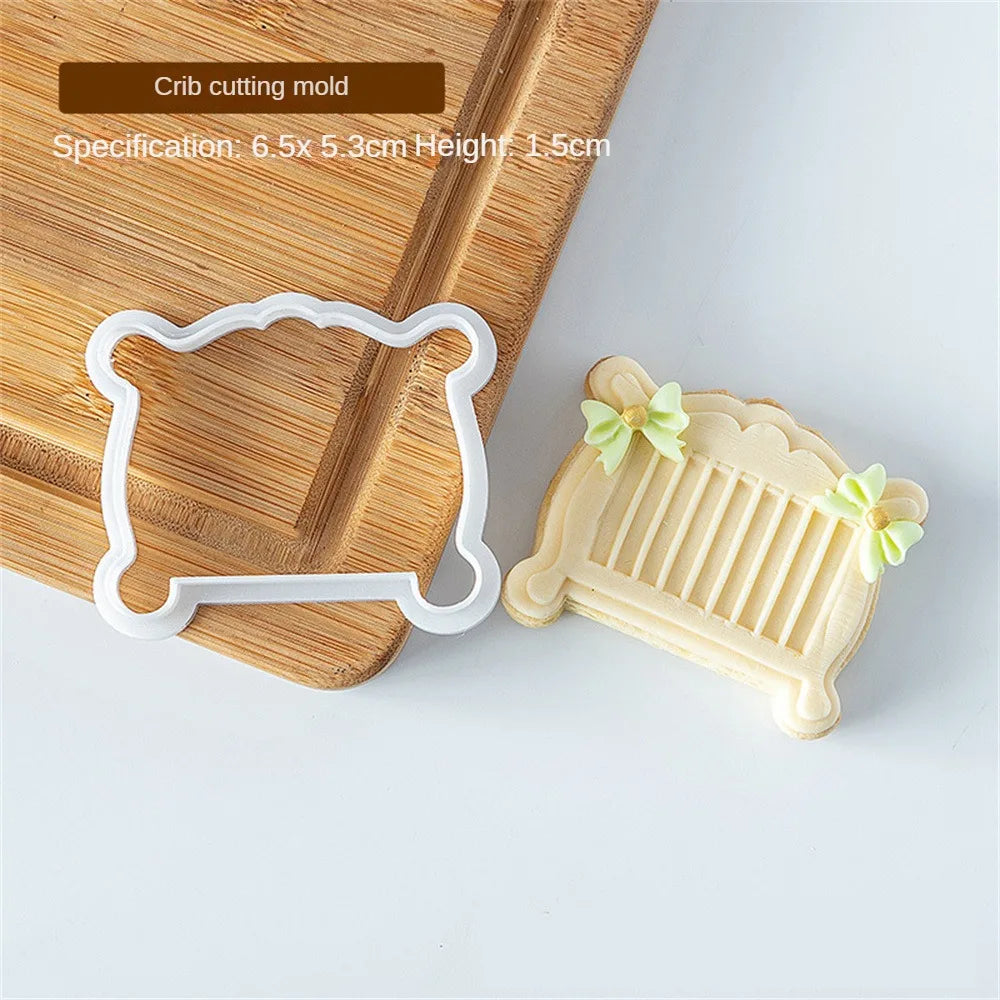 Princess "Happy Birthday" Acrylic Cookie Stamp – Elegant Embosser Tool