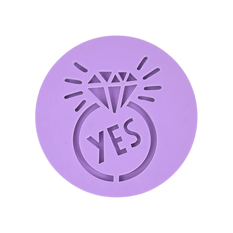 "Bride To Be" & "Mr & Mrs" Wedding Cookie Stamp Set – Elegant Bridal Decor