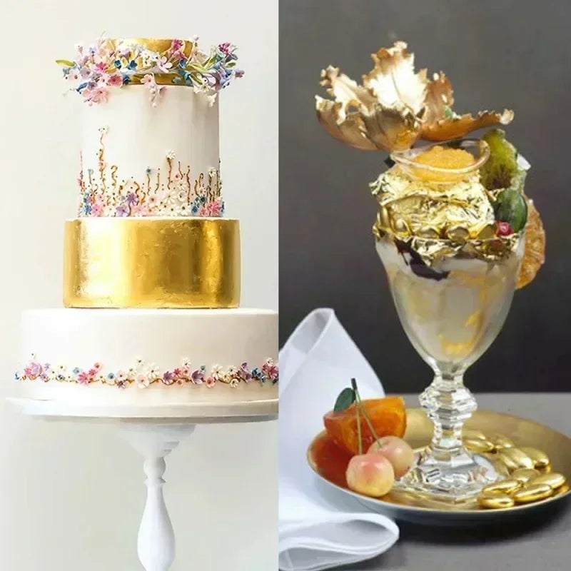 Imitation foil for decoration - non-edible - 100 pcs.