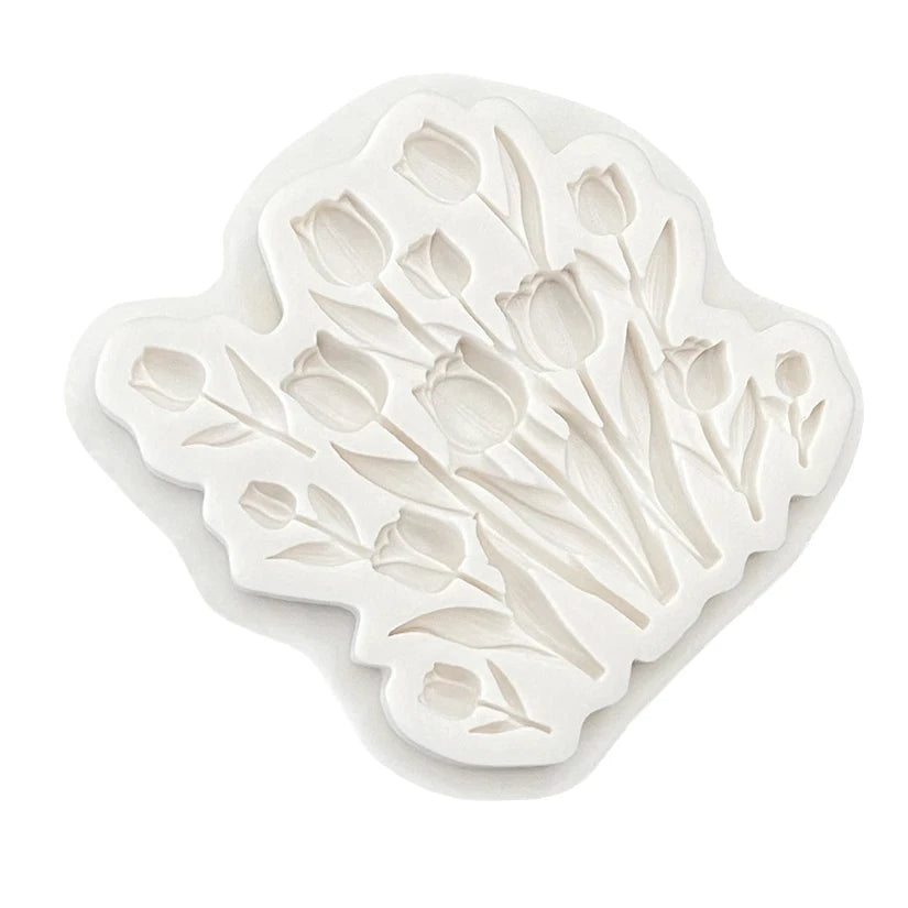 Tulip Petal & Flower Silicone Mold – Elegant Botanical Decorating Tool