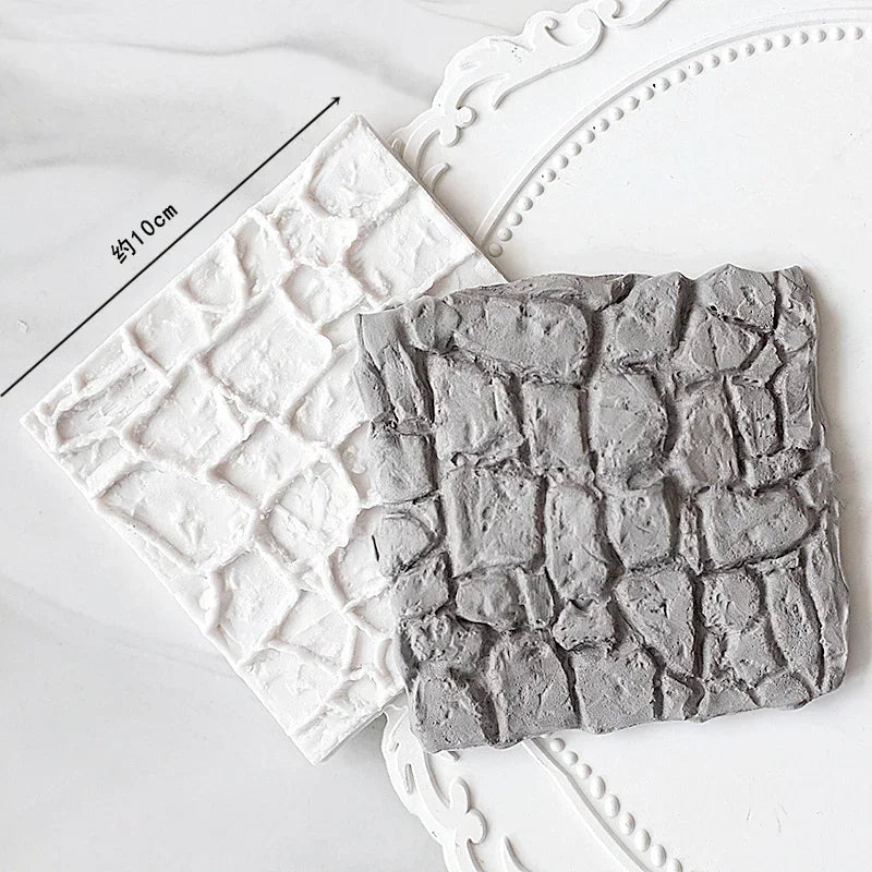 Silicone Molds – Rock, Brick & Wood Grain Mats