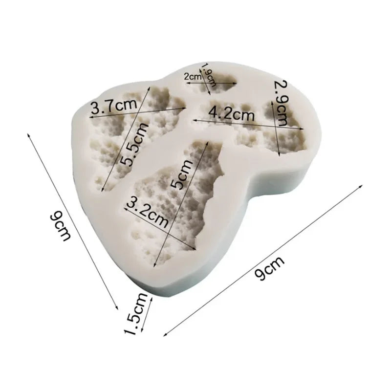 3D Coral Marine Life Silicone Mold | Realistic Ocean Theme Decor