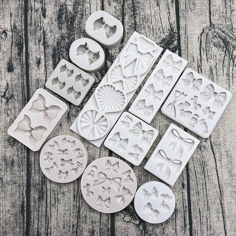 Bow &amp; Bowknot Silicone Mold – Elegant Sugarcraft &amp; Cake Decorating Tool