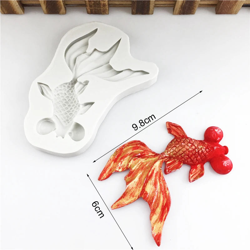 Shell, Starfish &amp; Mermaid Silicone Mold