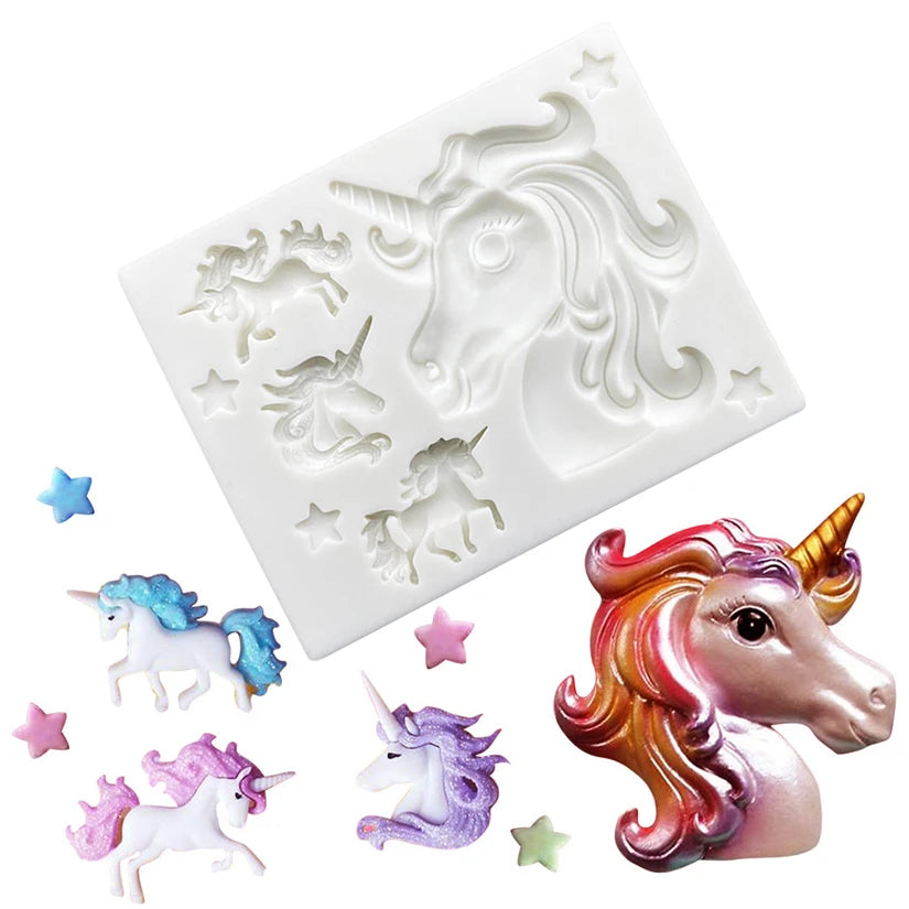 Unicorn Silicone Sugarcraft Mold