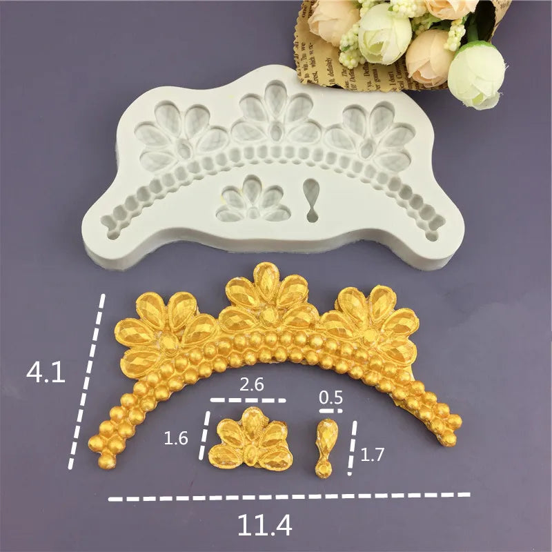 Silicone mold for jewelry and diamonds