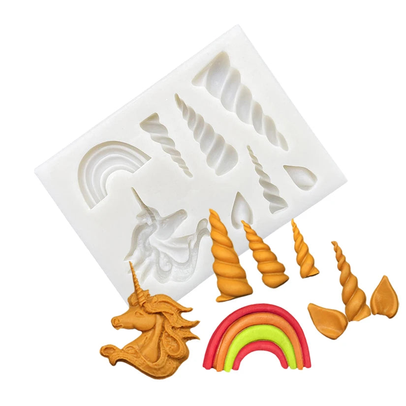 Unicorn Silicone Sugarcraft Mold