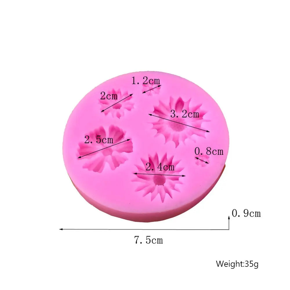 3D Flower Silicone Fondant Mold: Multipurpose Baking & Craft Tool