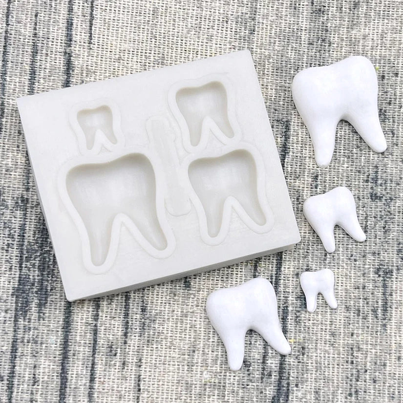 Tooth Shaped Silicone Mold