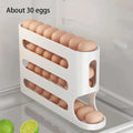 Automatic Roll-Out Egg Storage Box – 30-Egg Refrigerator Organizer