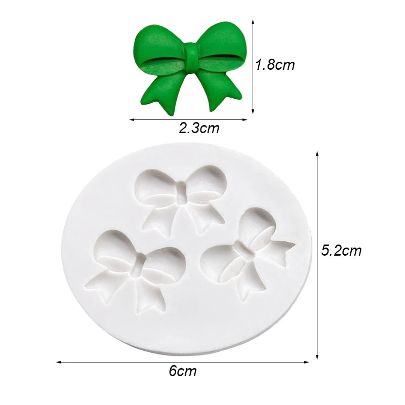 Bow &amp; Bowknot Silicone Mold – Elegant Sugarcraft &amp; Cake Decorating Tool
