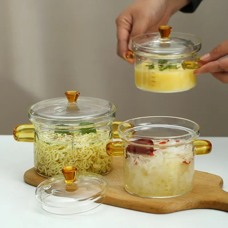 Small Glass Bowl with Lid