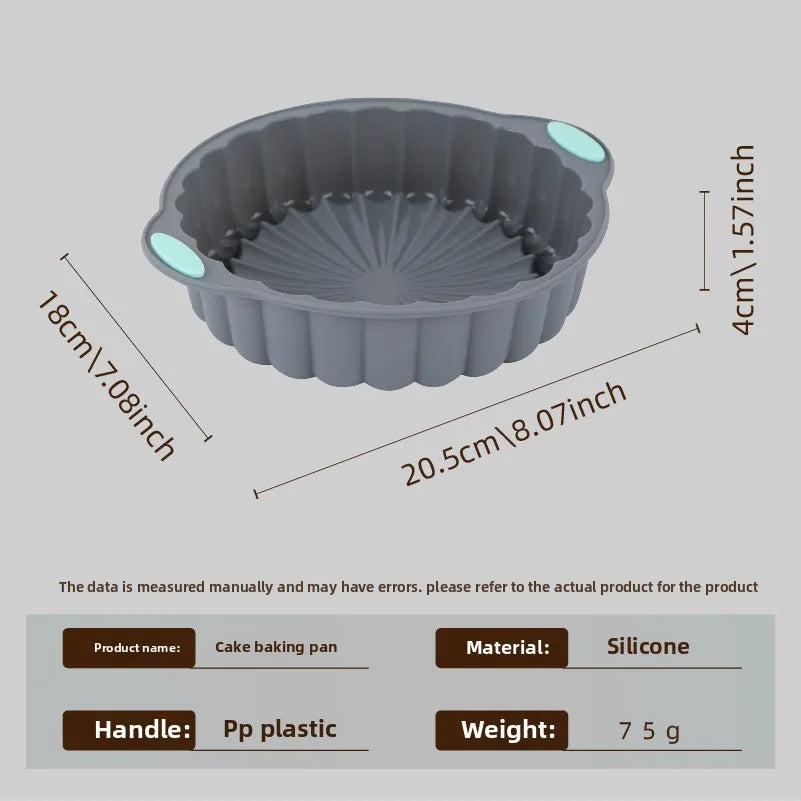 High-Temperature Resistant Silicone Baking Mold – Versatile Non-Stick Pan