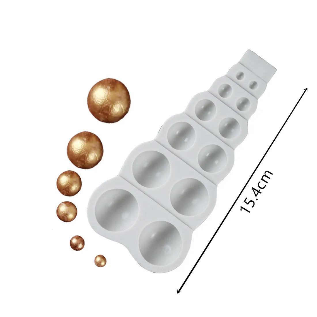 Silicone mold for jewelry and diamonds