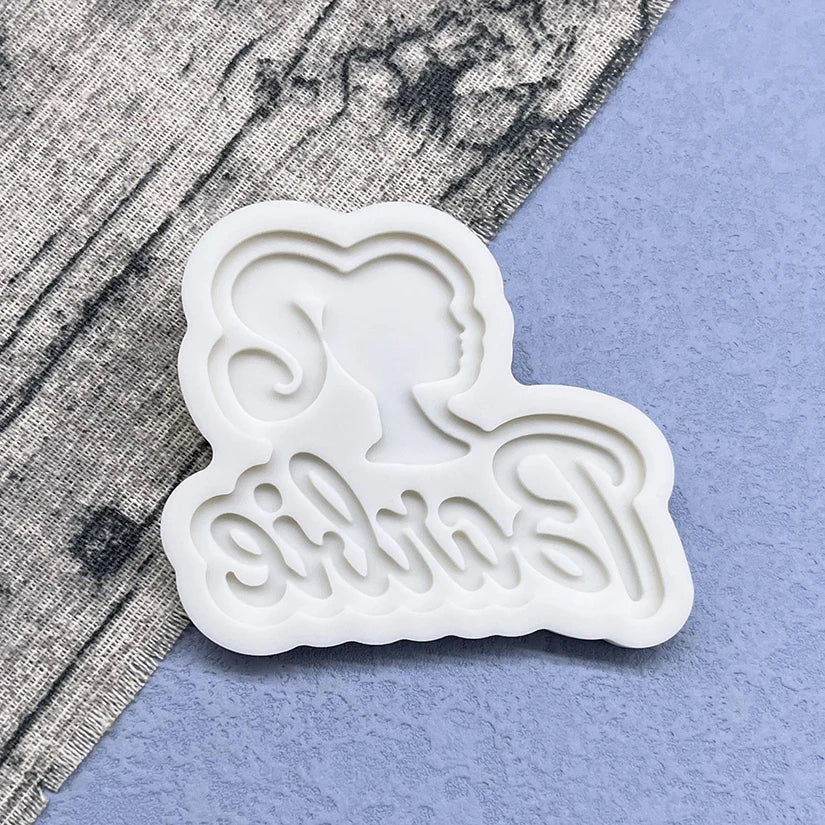 Silicone mold Barbie