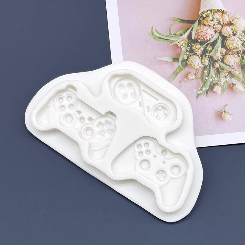 Silicone mold with gaming products